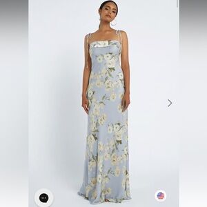 Jenny Yoo Landry Print Verona floral whisper multi dress size 4